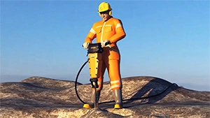 3D Animation of SRD28 Handheld Rock Drill