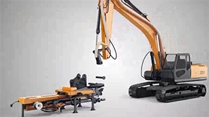 Integrated Hydraulic Rock Drill & Splitter