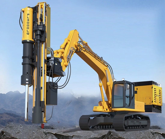 Excavator Drilling Splitter