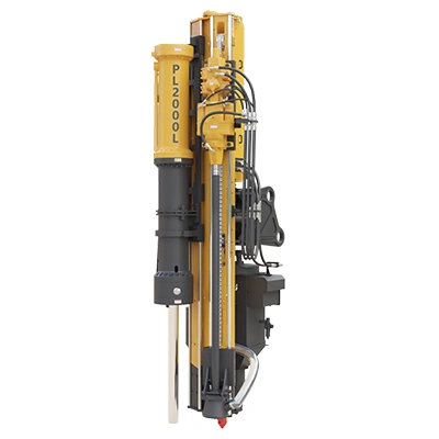 Excavator-Mounted Drill Attachment