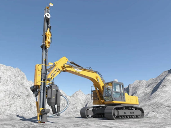Hydraulic Excavator Rig Attachment